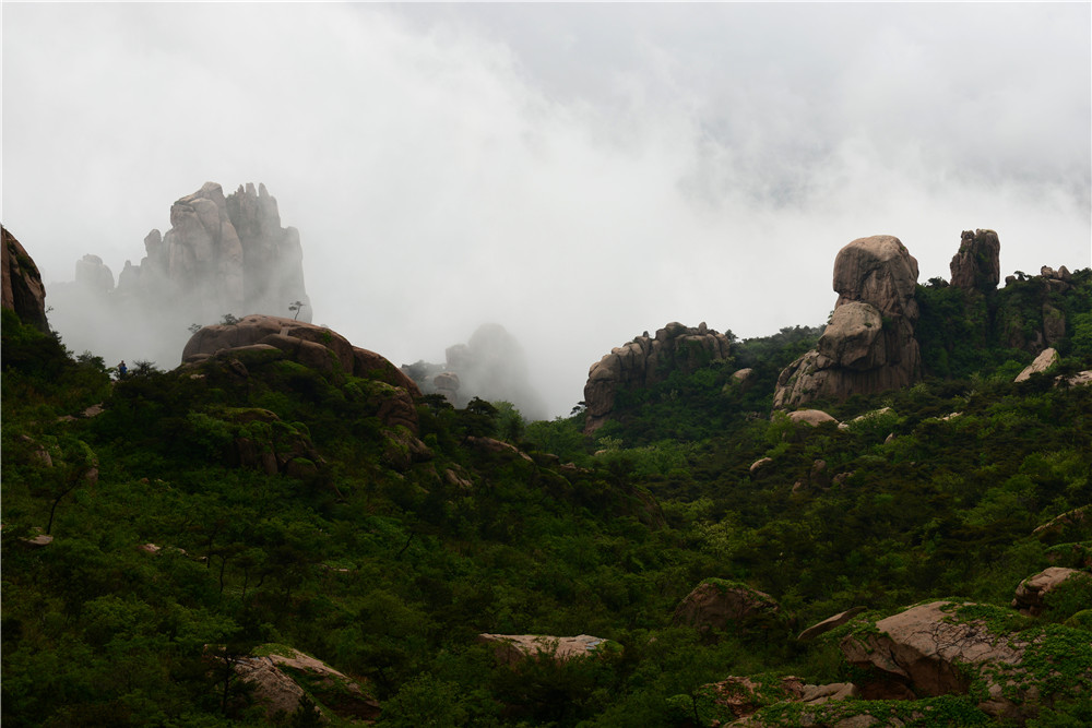 老母阁景区位于九仙山山风景区东南,是一个充满生态野趣的幽谷.