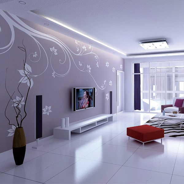 信阳大津硅藻泥电视墙案例