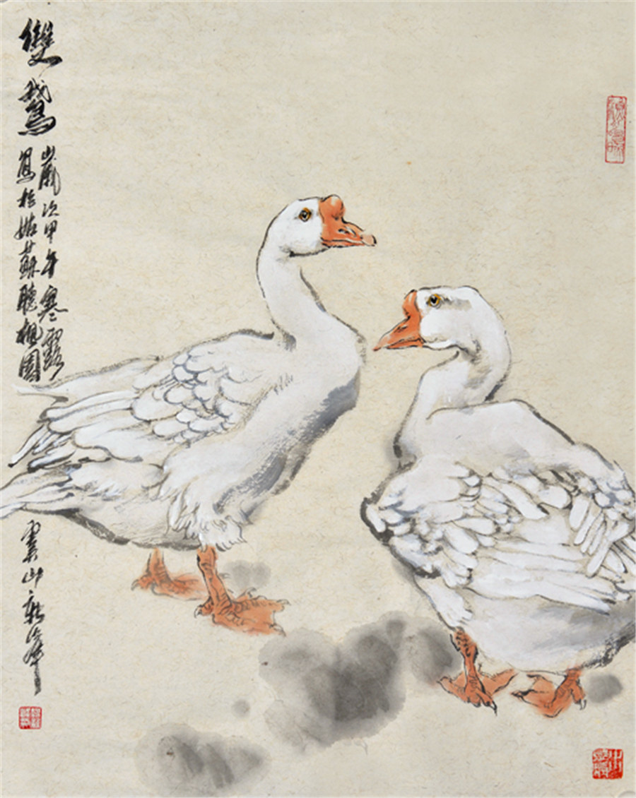 姚新峰:写意花鸟人物画