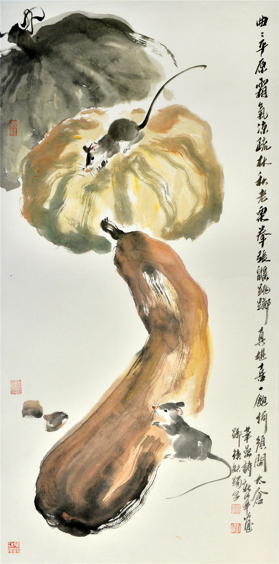 姚新峰:写意花鸟人物画