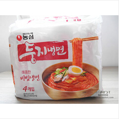 5韩国进口方便面 拉面 不倒翁香浓芝麻拉面杯面55g￥6.