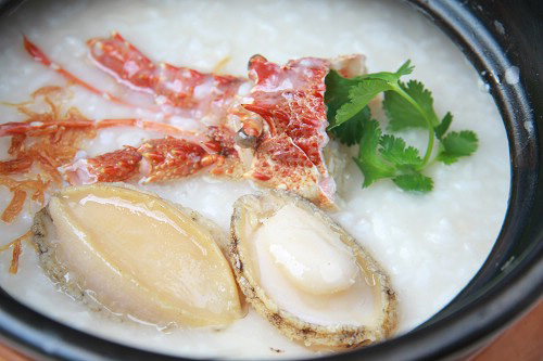 龙虾鲍鱼粥图片